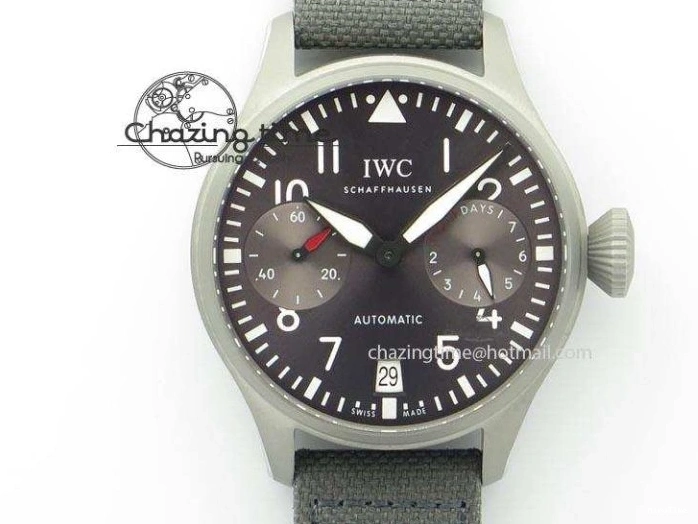 MIROTIME 0428 SunProtective Big Pilot Real PR IW500910 “Patrouille Suisse” ZF 1:1 Best Edition On Gray Nylon Strap 7278
